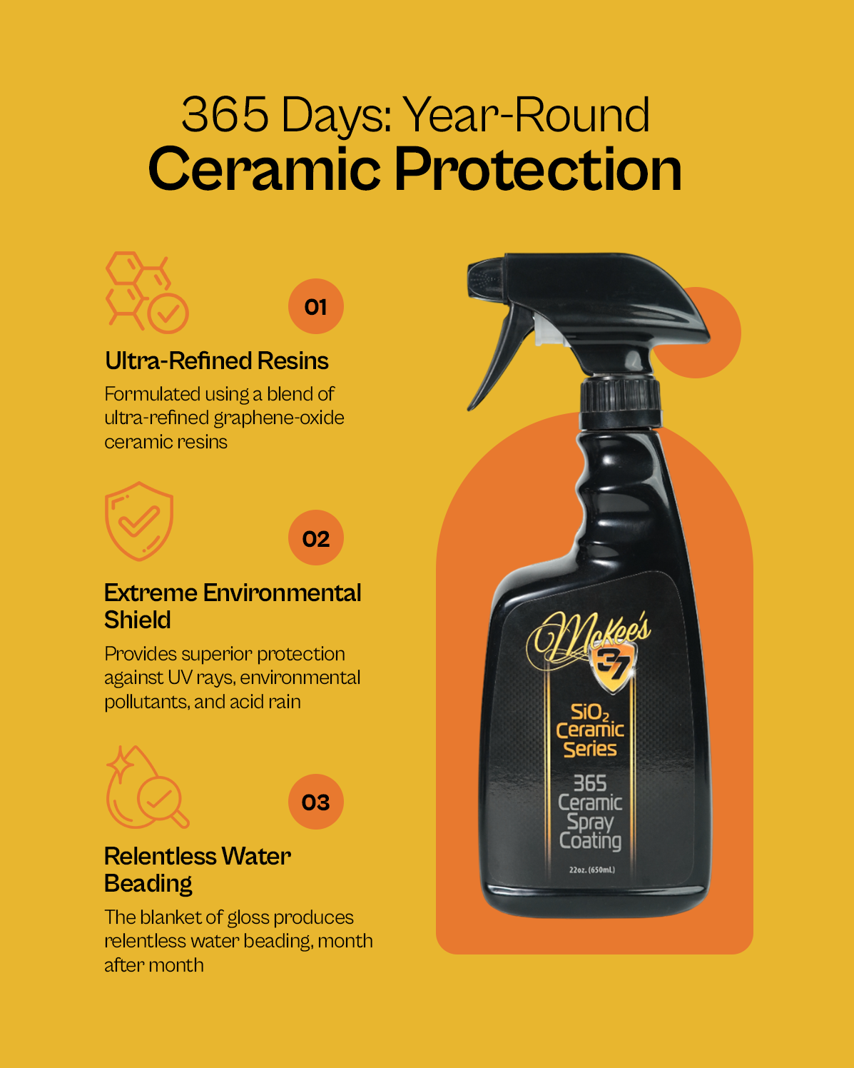365 Ceramic Spray  Coating 650ml  Xtreme Gloss