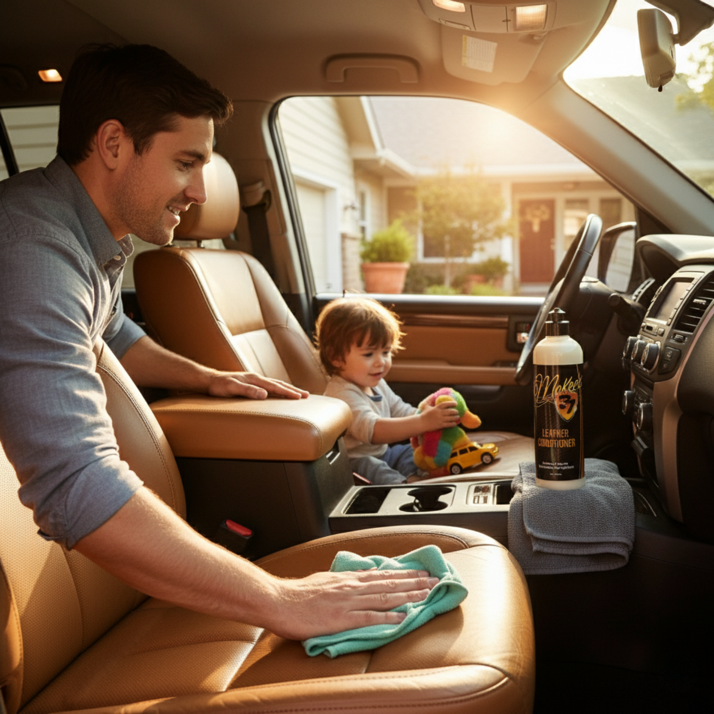 Leather Conditioner conditions & Protect